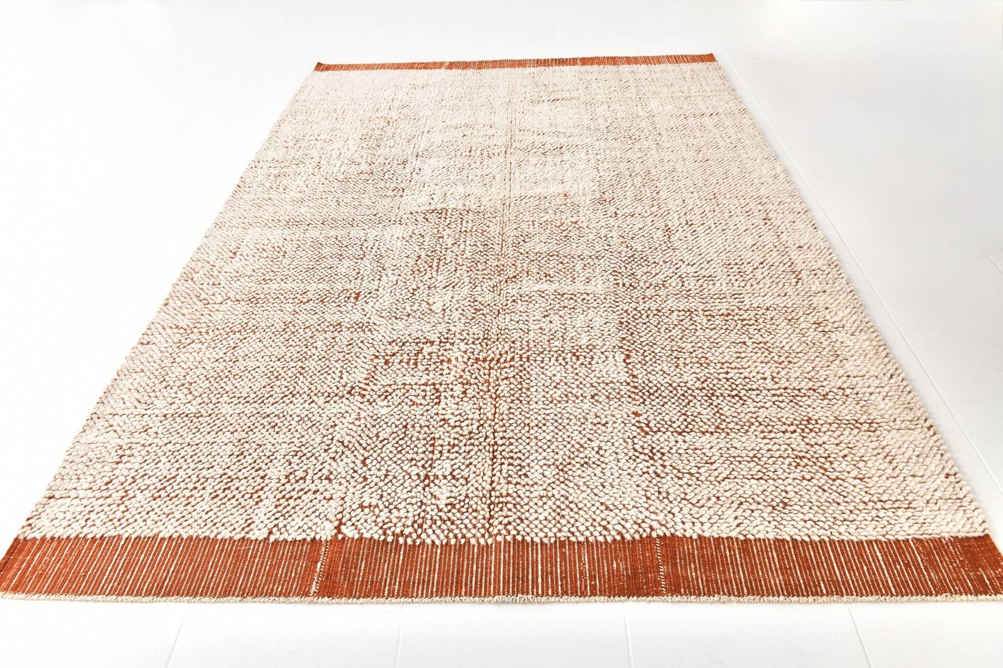 6x10 Terracotta Vintage Kilim Rug, 195x300Cm