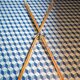 Paire de skis vintage en bois L=202cm