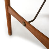 Danish mid century butler's tray table in teak