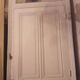 Haussmannian door 83x219 with old glazed transom frame 100x310 interior