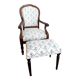 Voltaire armchair and its ottoman