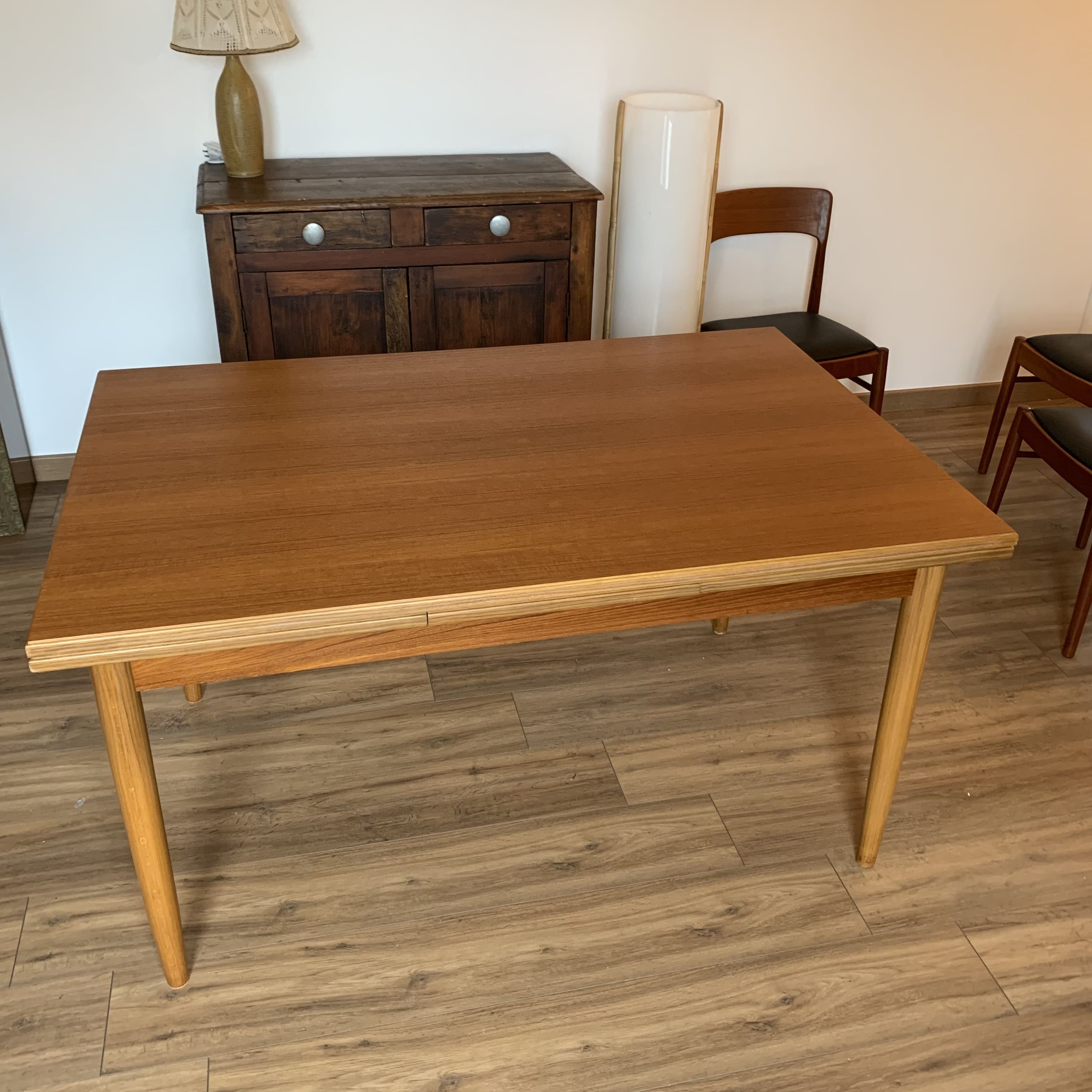 Dining room table "wallet" - 2M40 unfolded