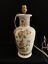 Lamp foot, Chinese style, flowers, sinograms, porcelain, Italy