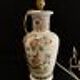 Lamp foot, Chinese style, flowers, sinograms, porcelain, Italy