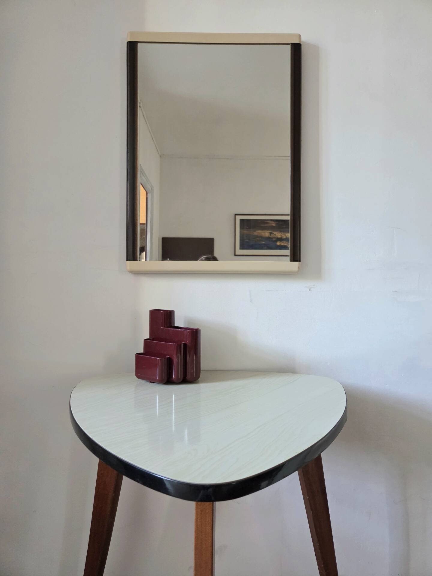 Vintage two-tone mirror