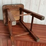 Blue formica tabouret