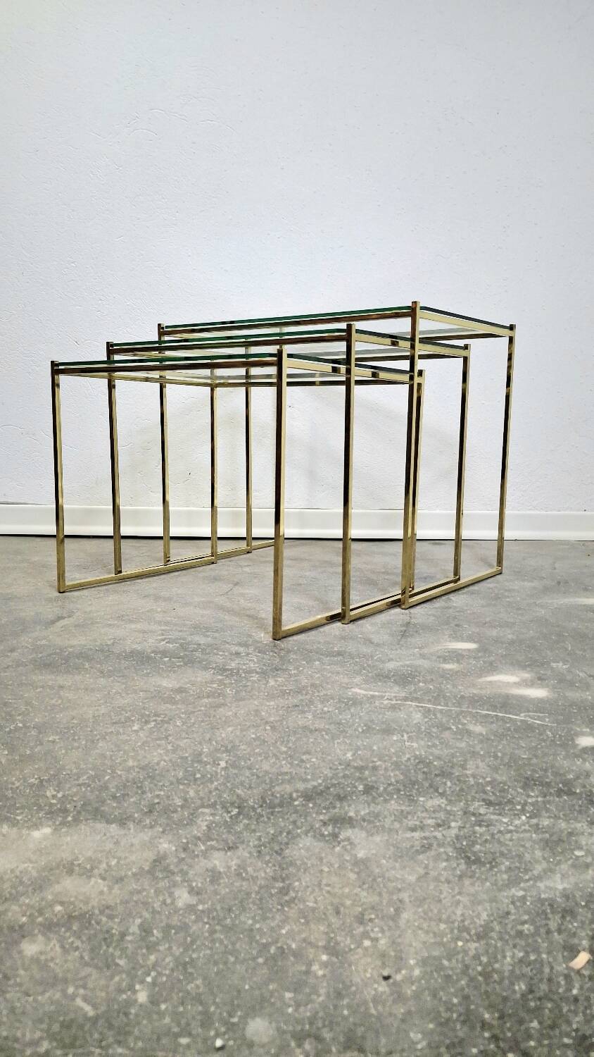 70s Regency Nesting Tables (Set of 3)