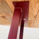 Handmade table and top, made with recycled fir materials