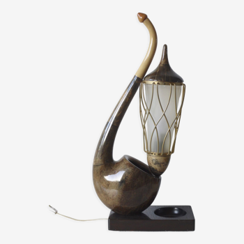 Surreal Italian table lamp, 1950s