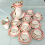 Coffee service x 8 porcelain from Vierzon