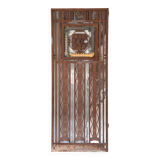 Metal and bronze ironwork entrance door Charles Piguet Lyon 1919