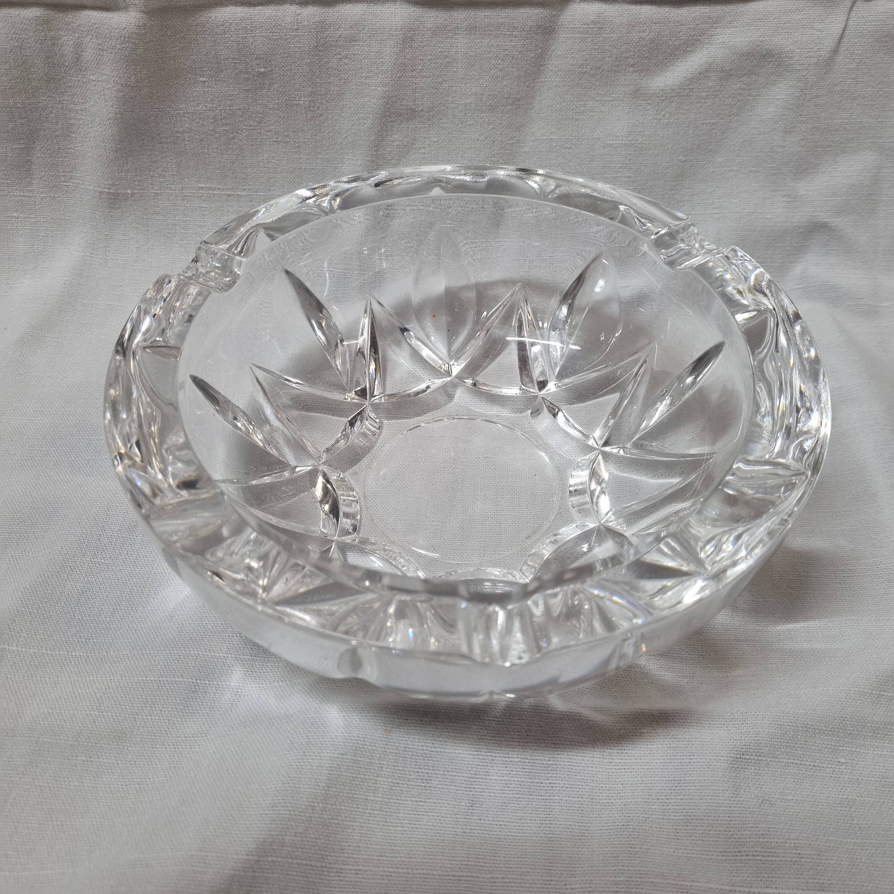 Crystal ashtray