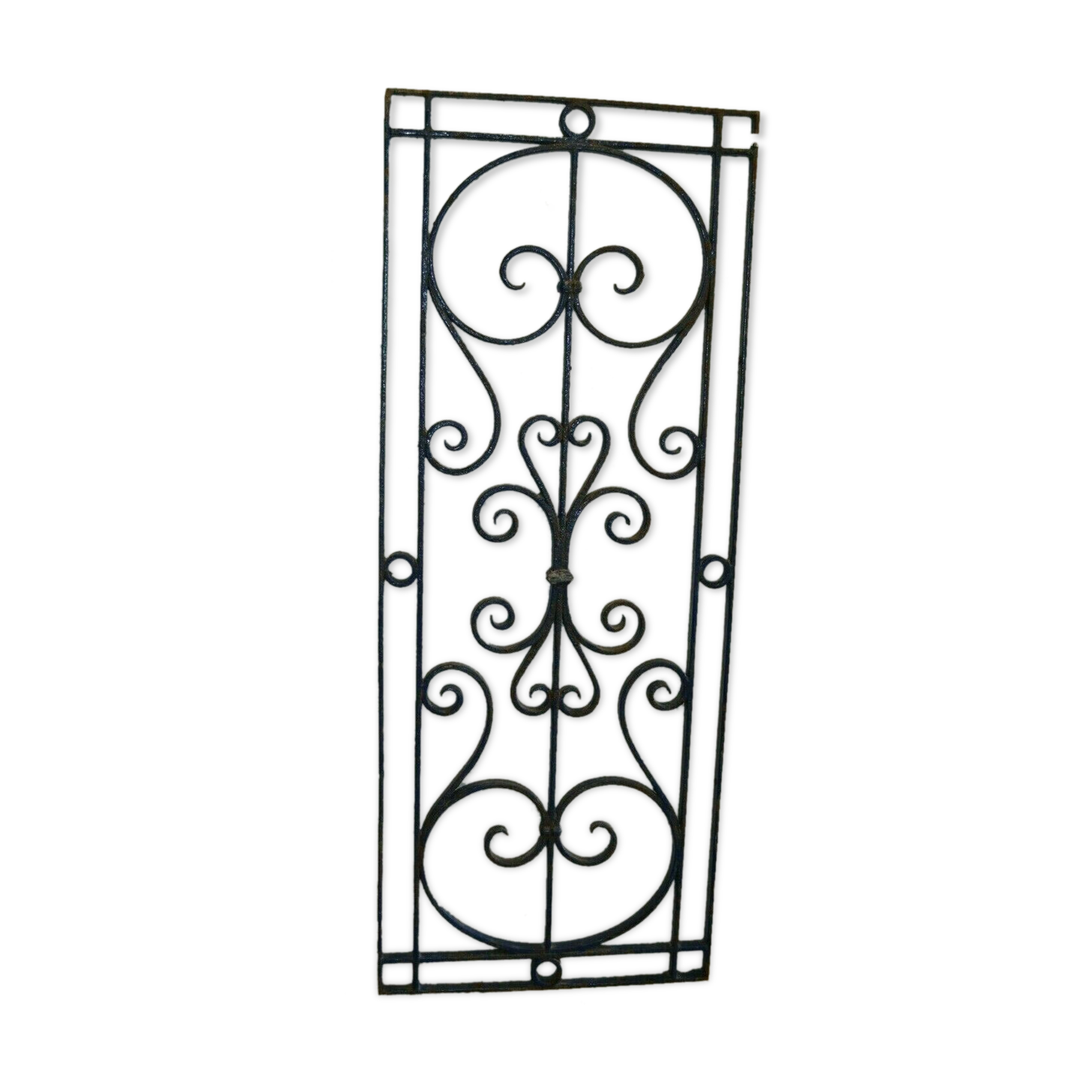 Wrought iron door grate