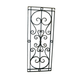 Wrought iron door grate