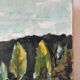 Path under the pines, oil painting on canvas