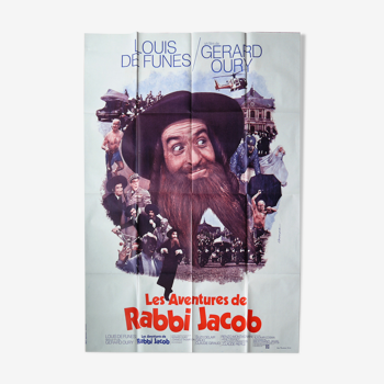 The adventures of Rabbi Jacob  - Funes, Gérard Oury - Format 120 x 160 cm