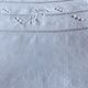 Drap lin ancien brodé main avec monogramme t d 226 cm x 324 cm