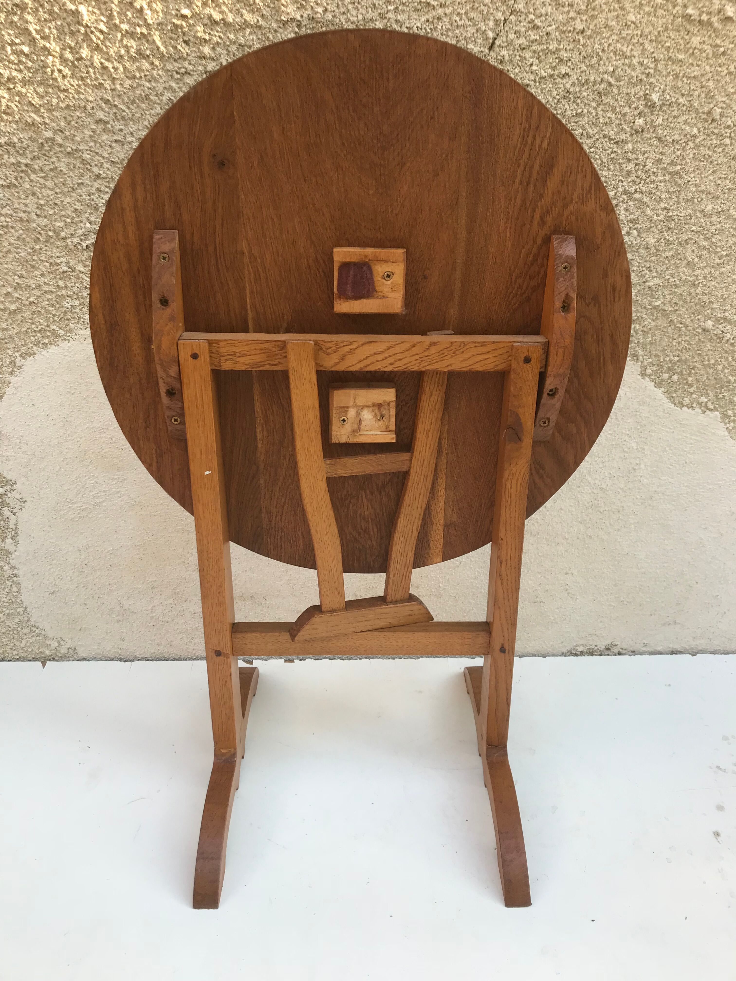 Old table target burgundy wood walnut
