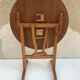 Old table target burgundy wood walnut