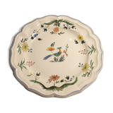 Dish gien decor birds of paradise