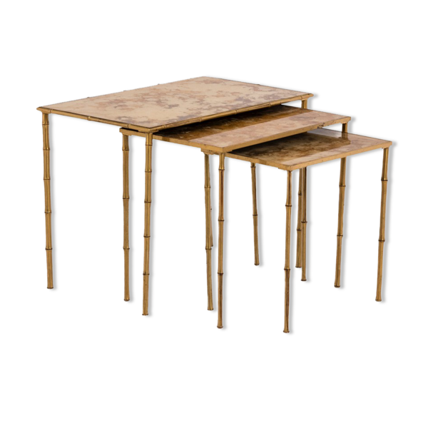 Ensemble de tables gigognes, années 1970