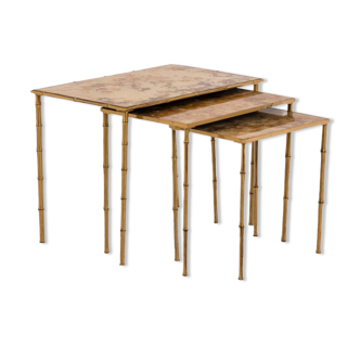 Ensemble de tables gigognes, années 1970