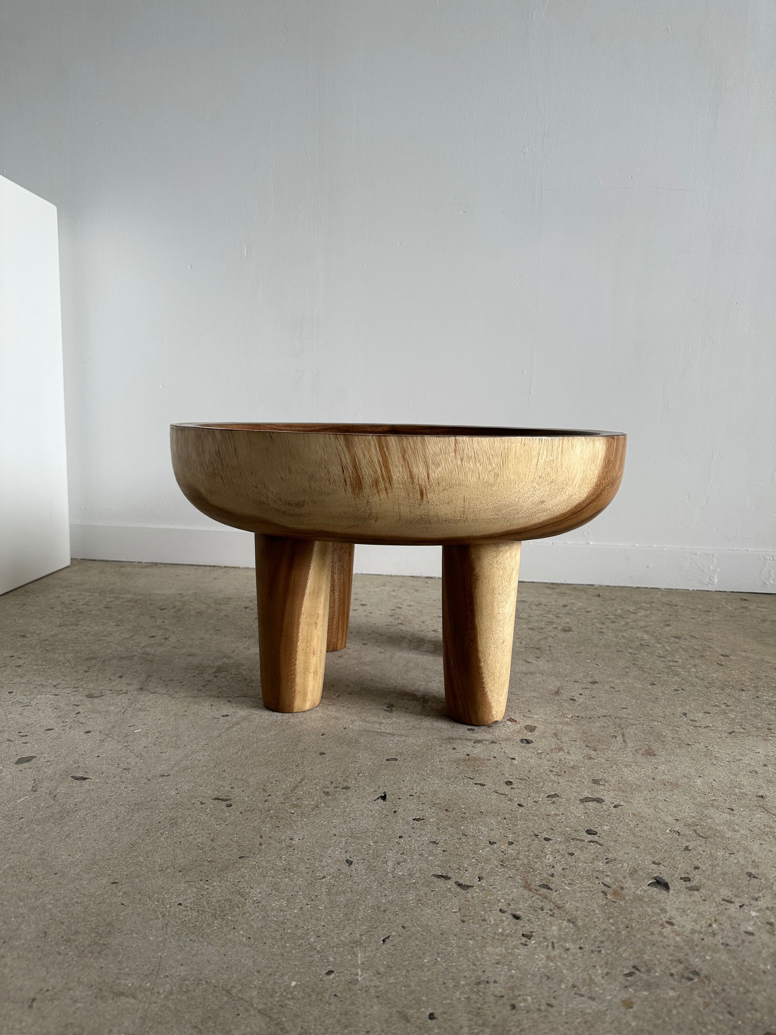 Coffee table, quadripod suar coffee table