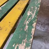 Vintage patinated garden table