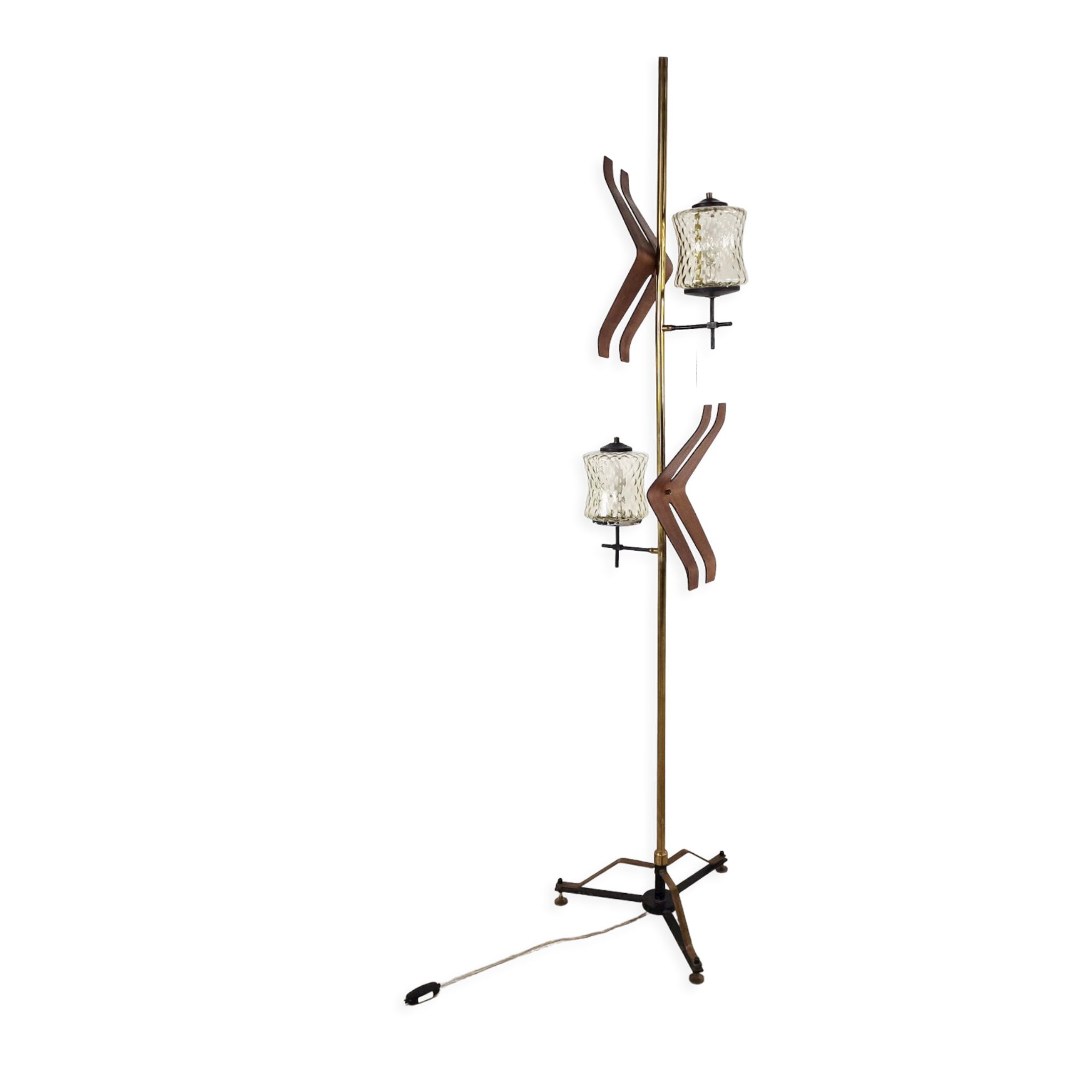 Lampadaire italien du milieu du siècle, années 1950