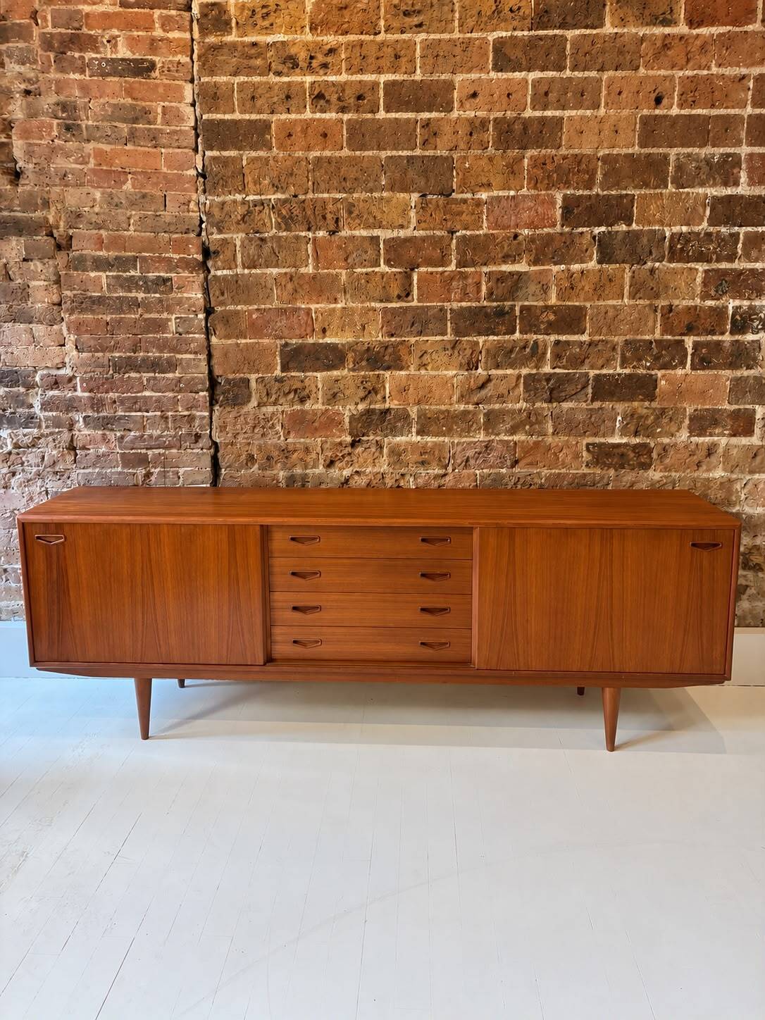 Teak enfilade Clausen & Son, Denmark 1960