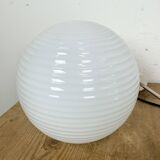 Vintage Chandelier with Milk Glass from Elektrosvit, 1960s