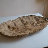 Couasse provençale plat géant en écorce de chêne liège 72 / 37 cm