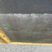 Antique 19th century fireplace screen, Bouhon Frères spark arrester