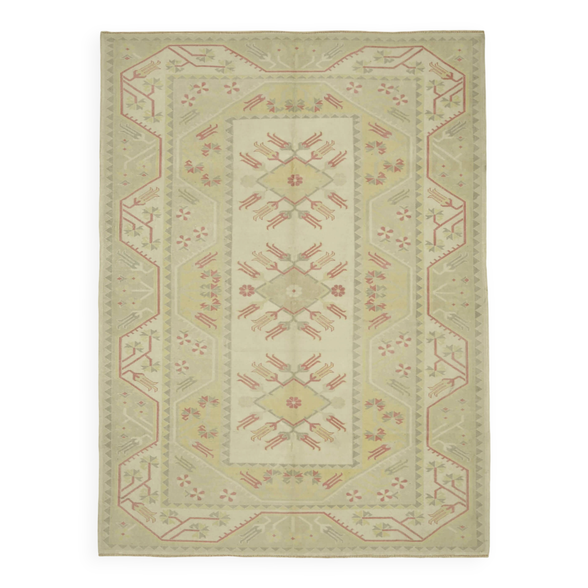 Turkish Vintage Anatolian Rug 196 cm x 270 cm