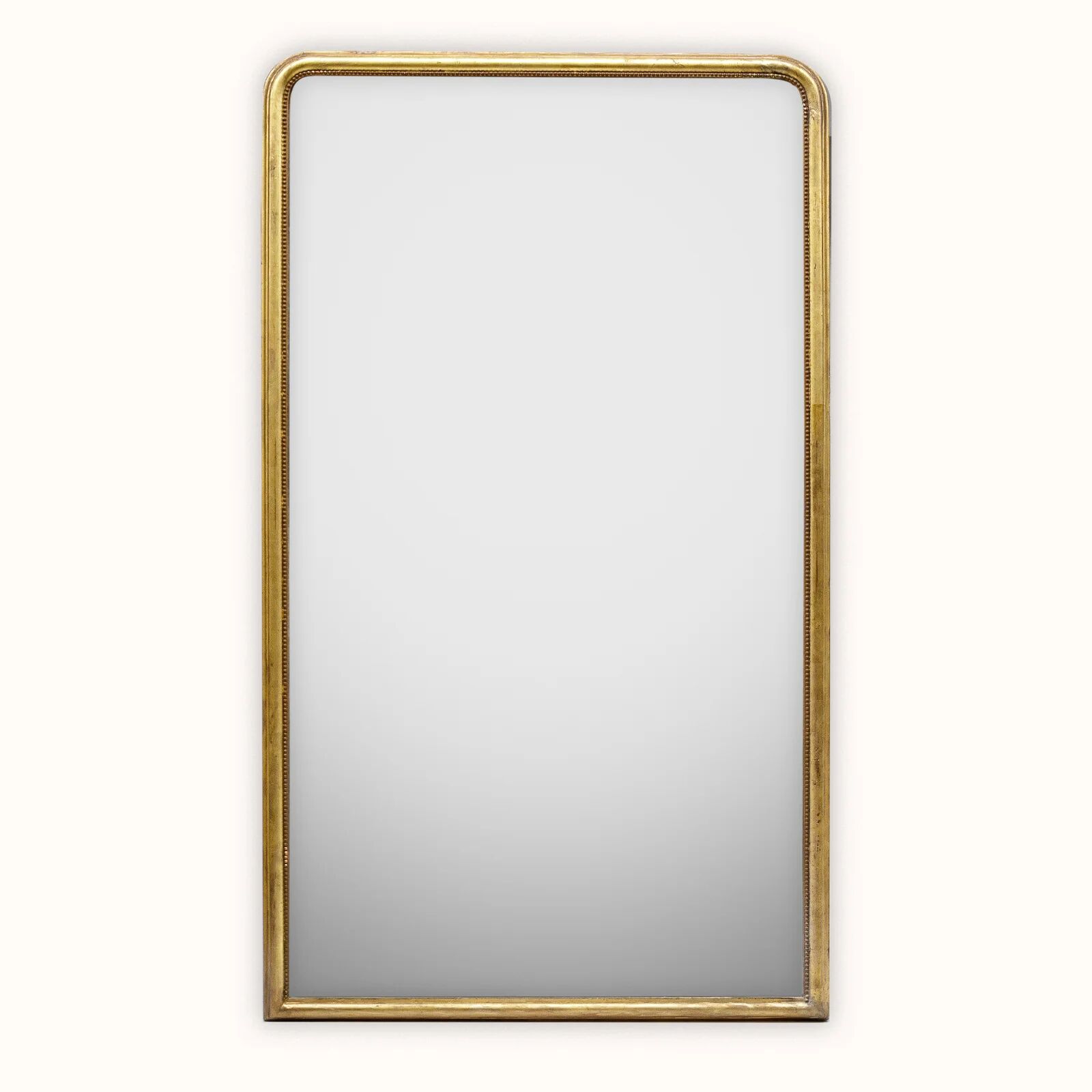 Monumental 19th-century Louis Philippe mirror with slim frame