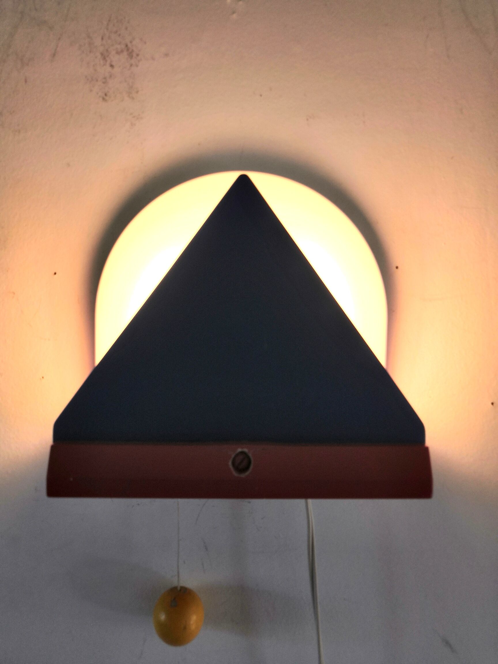 Vintage wall lamp Ikéa style Memphis design 80s