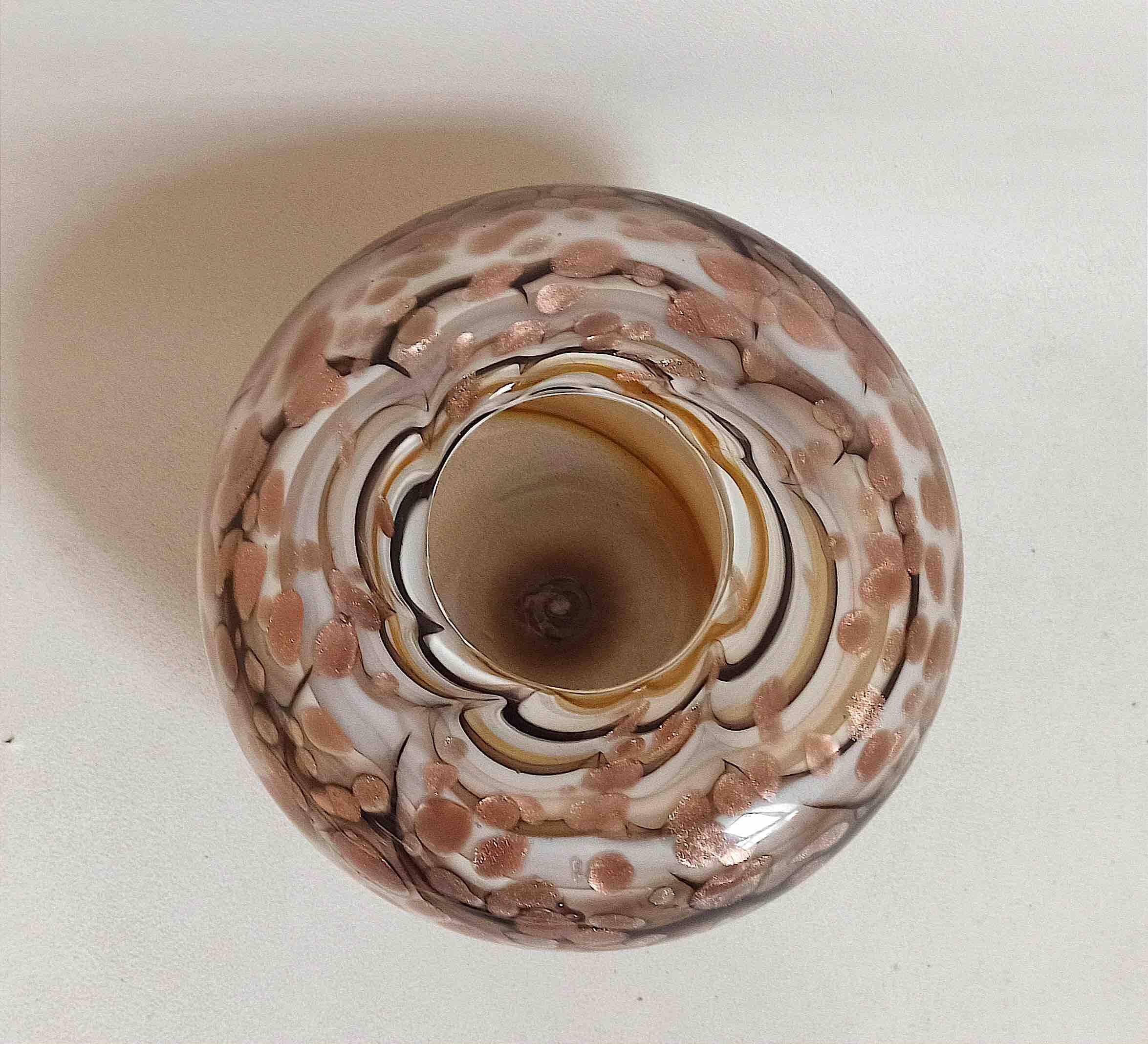 Speckled Murano vase Width 22 cm