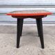 Tabouret Khokhloma en bois 1960