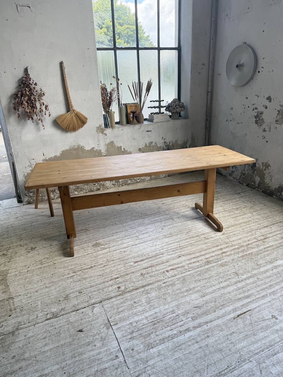 Perriand mountain furniture pine dining table