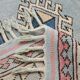 Dusty Pink Turkish Vintage Oushak Rug, 7x9 Area Rug For Living Room