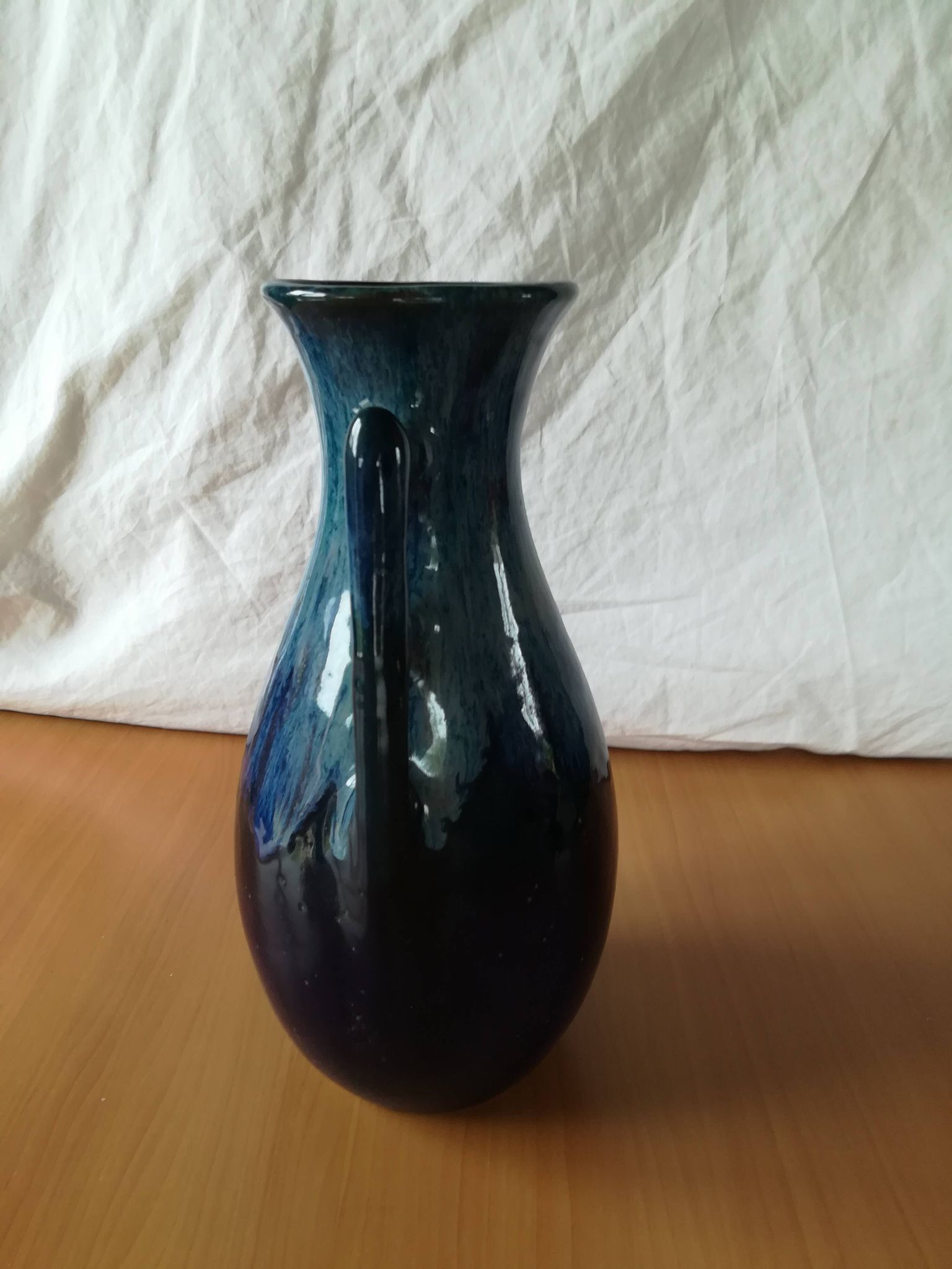 Stoneware Vase, Glazed Ceramic, Labrec Art Workshop