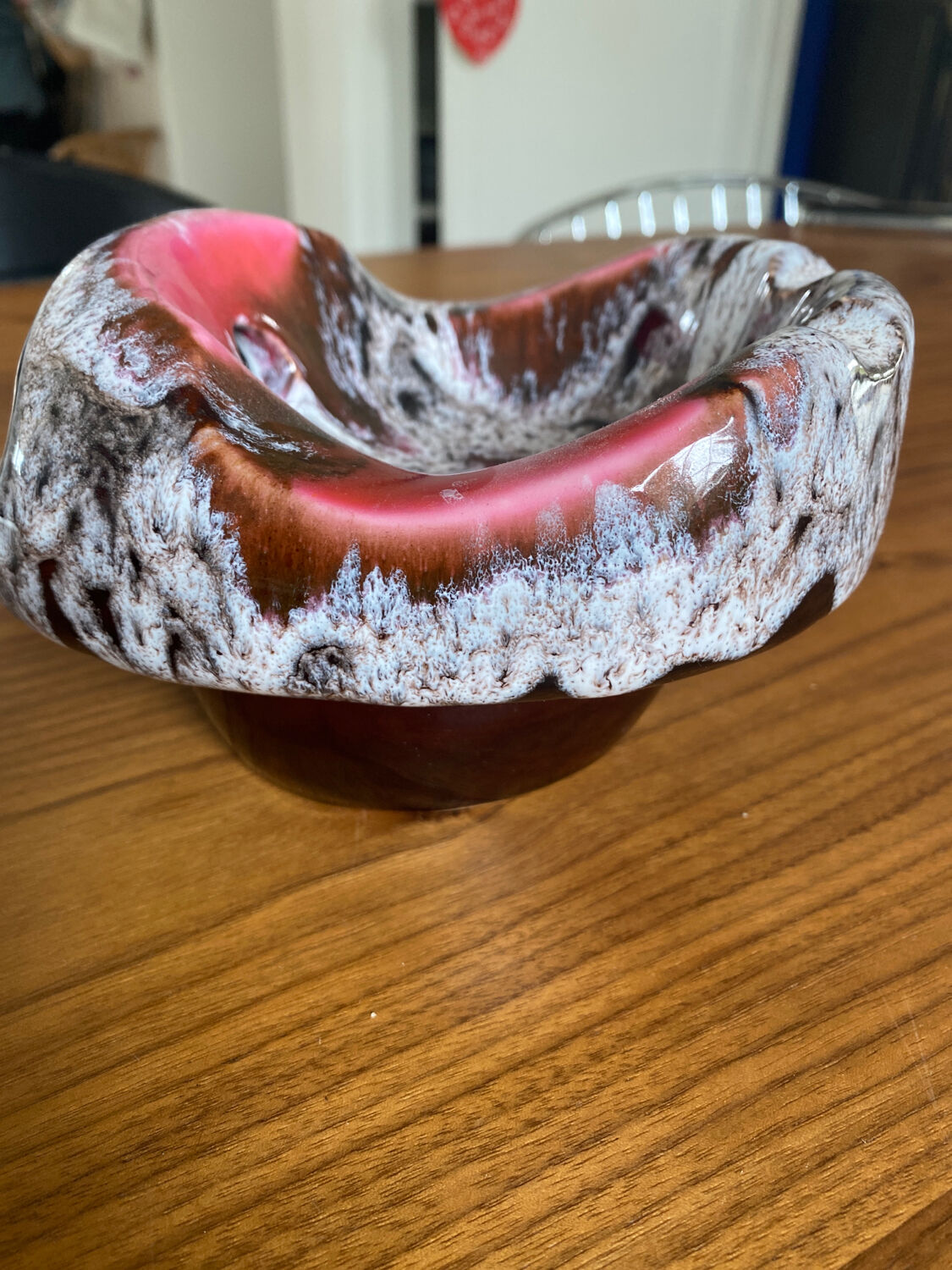 Ashtray cigar empty pocket pink vallauris