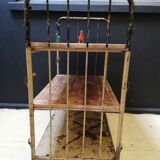 Industrial trolley, roulette shelf