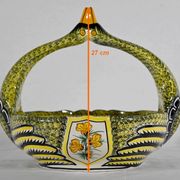 Earthenware basket, Manufacture Henriot Quimper – Mid-twentieth century