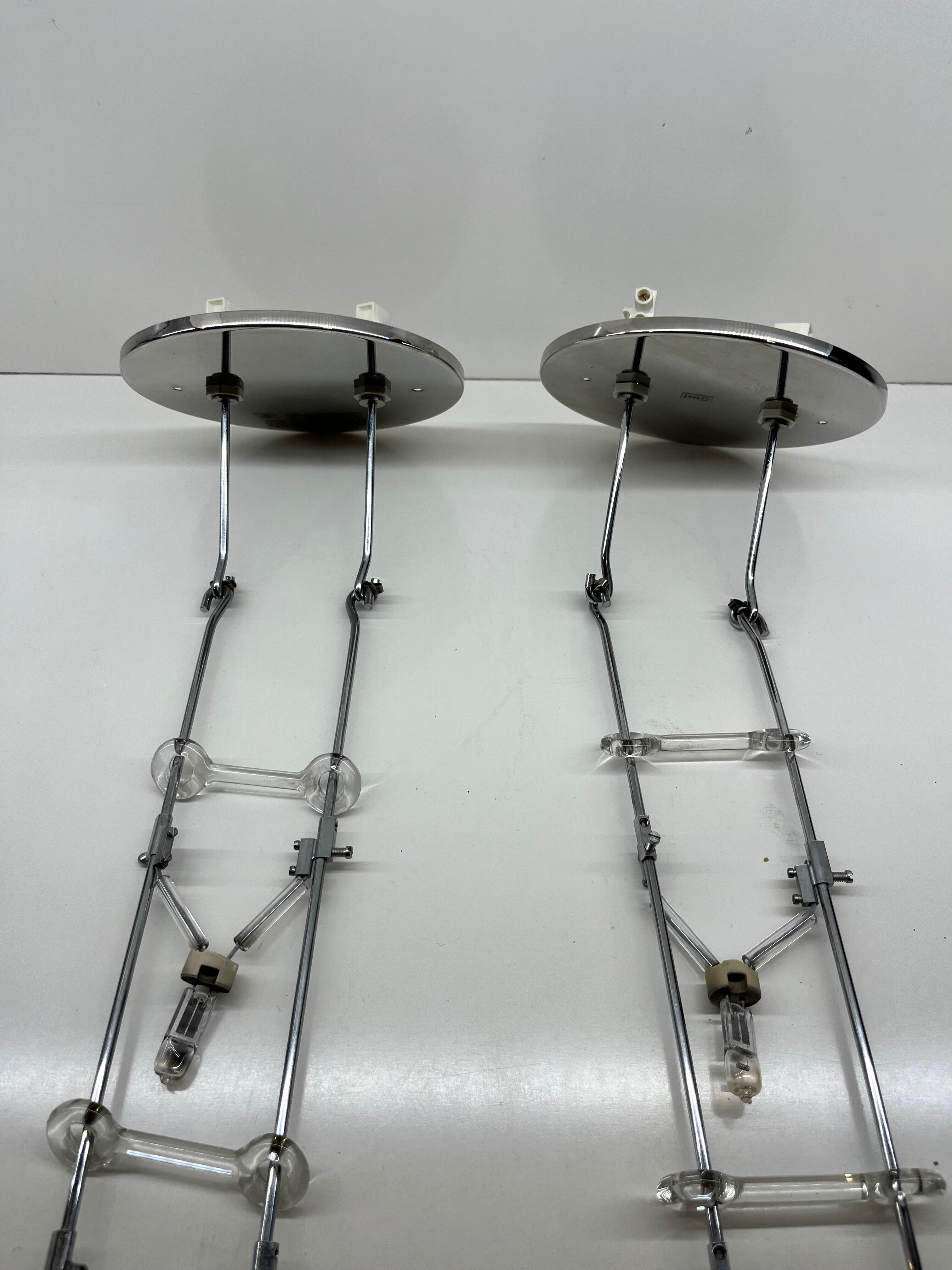 Pair of Scintilla Suspensions by Livio and Pier Giacomo Castiglioni Fontana Ar