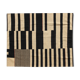 Black and ivory Kilim 195 x 163 cm