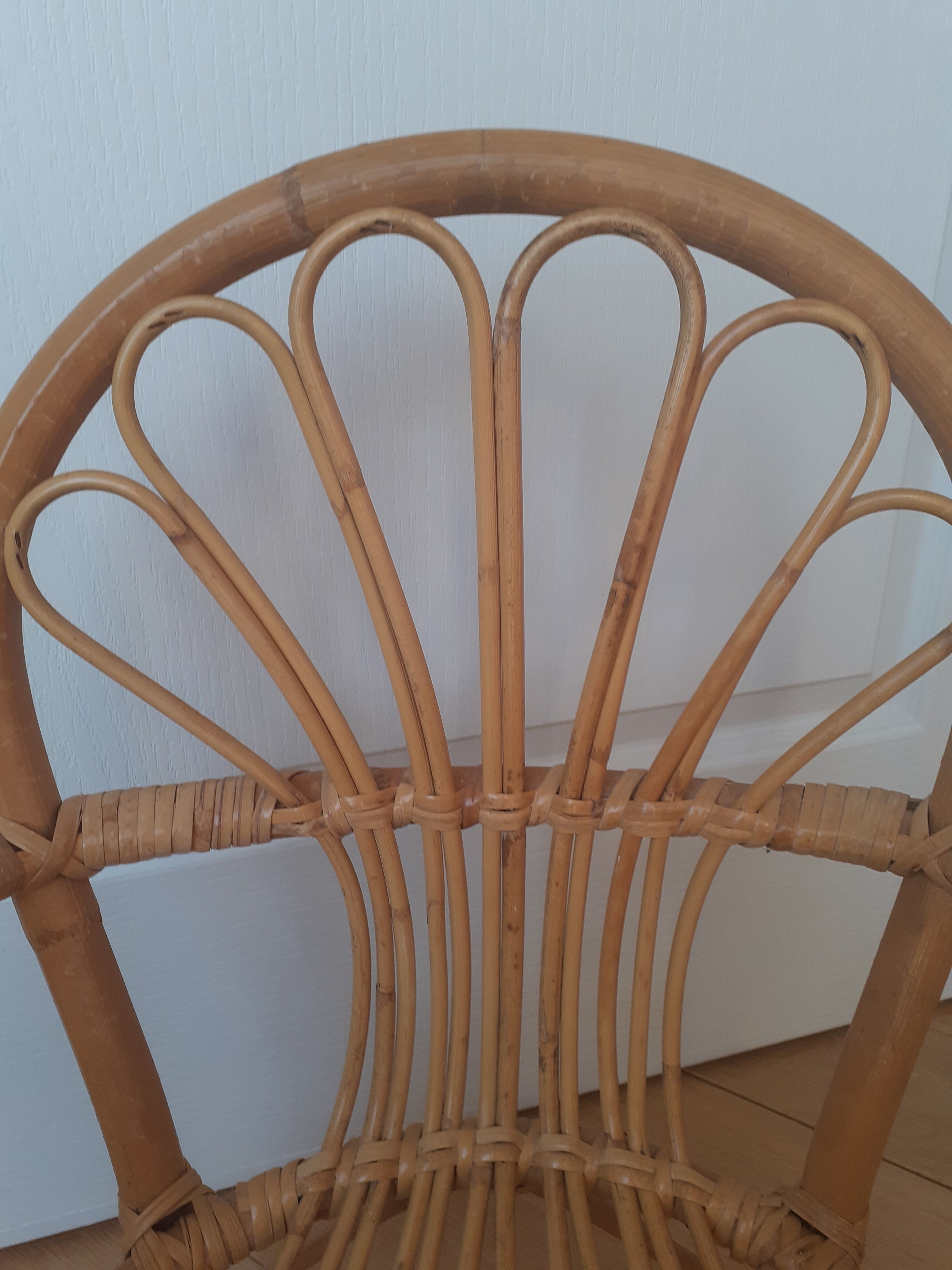 Rattan children's chair