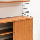 3-Piece wall unit by Nisse Strinning for String, Sweden, 1960s