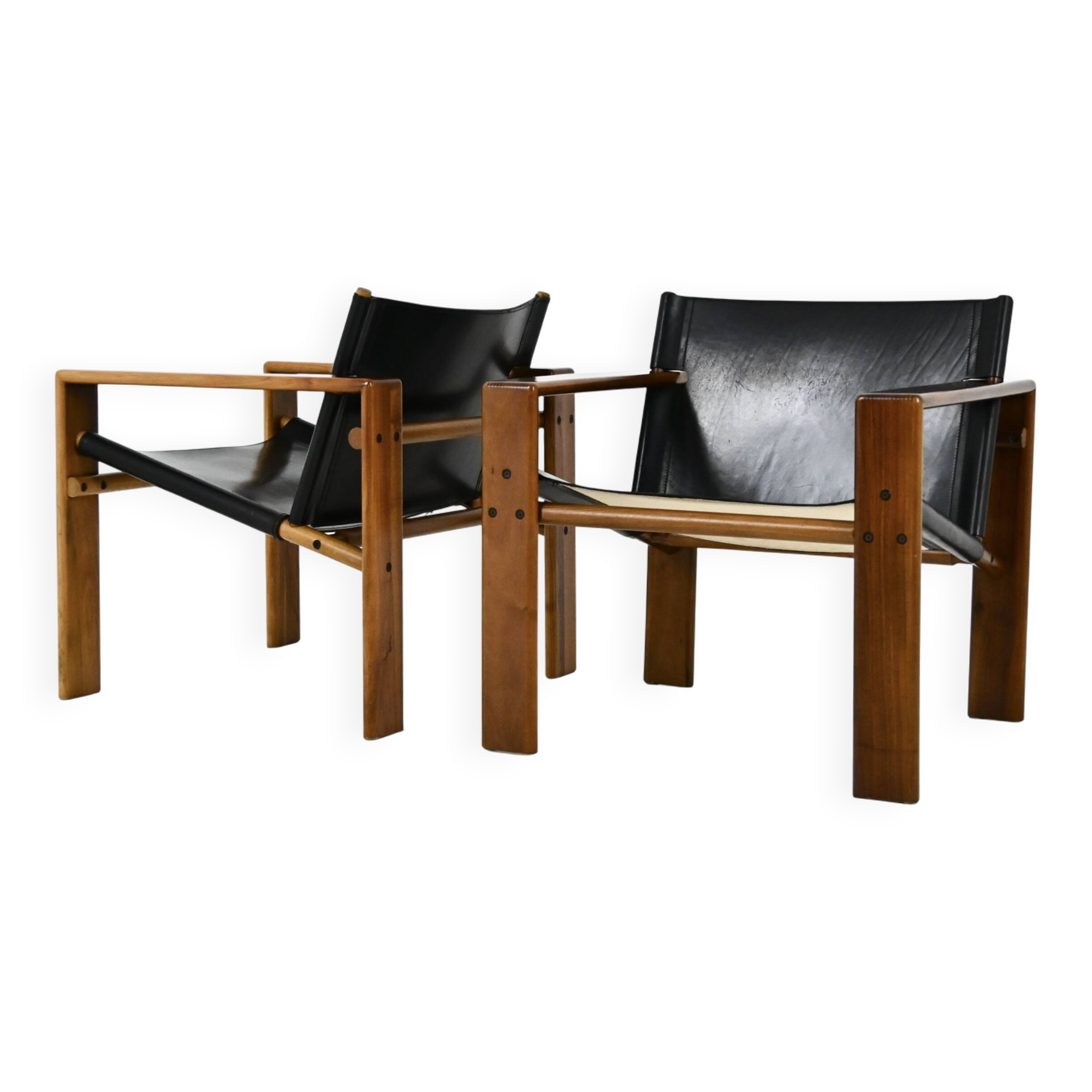 Set de 2 Fauteuils « Laser » par Tarcisio Colzani pour Mobil Girgi, 1970