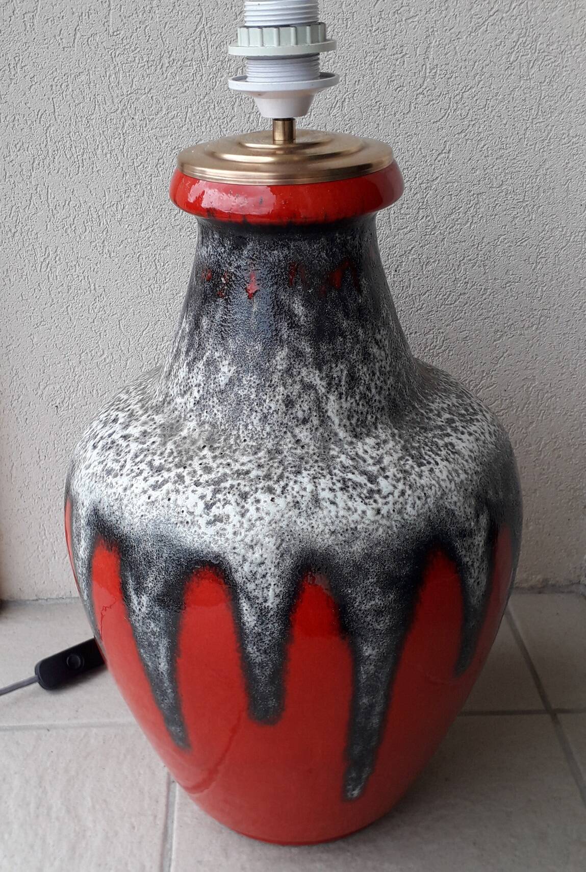 Bay ceramic floor lamp base